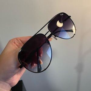 Quay x Desi Perkins High Key Black Fade Sunglasses
